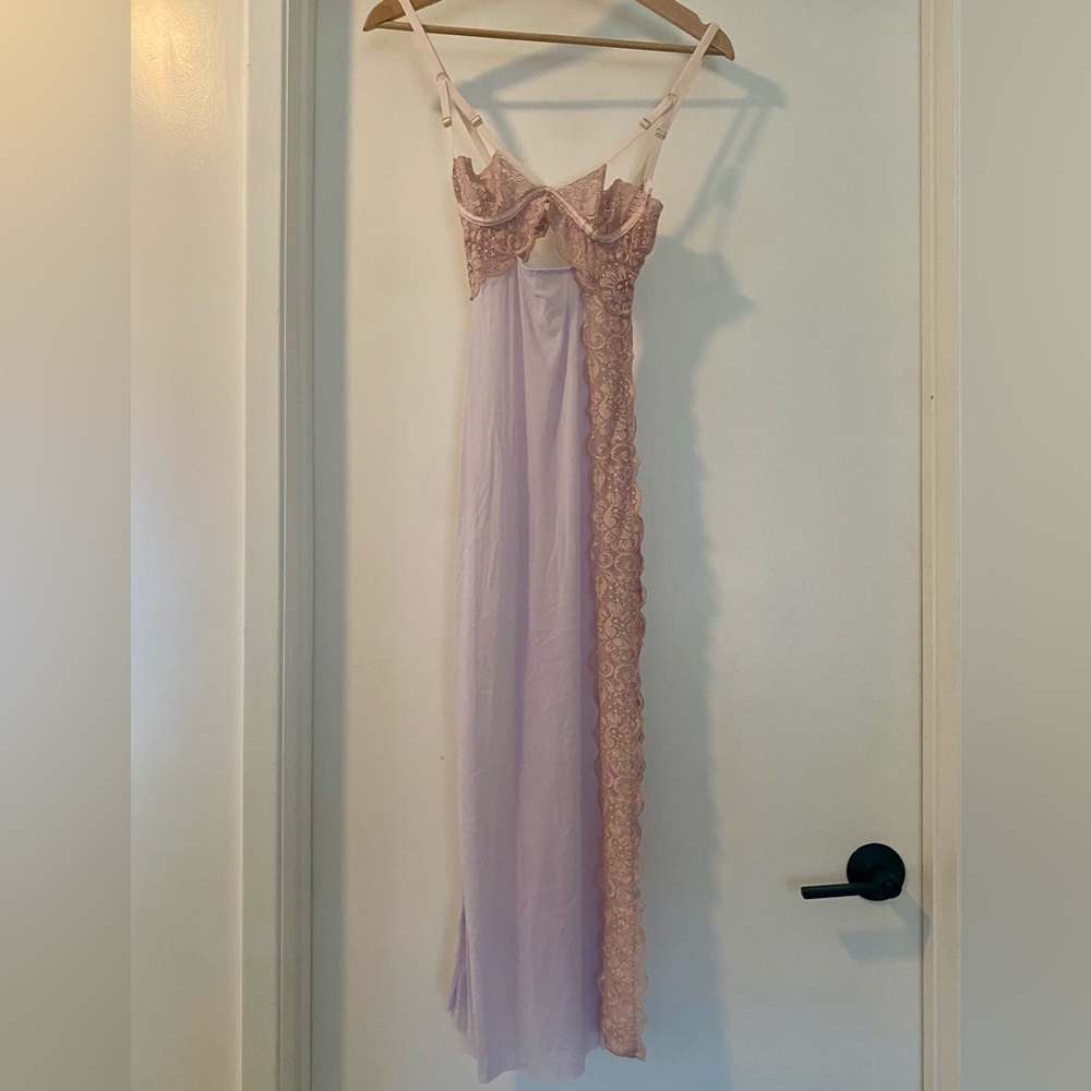 We Are Hah Bust Out Slip Dress | Sheer Violet in XS - Picture 6 of 11
